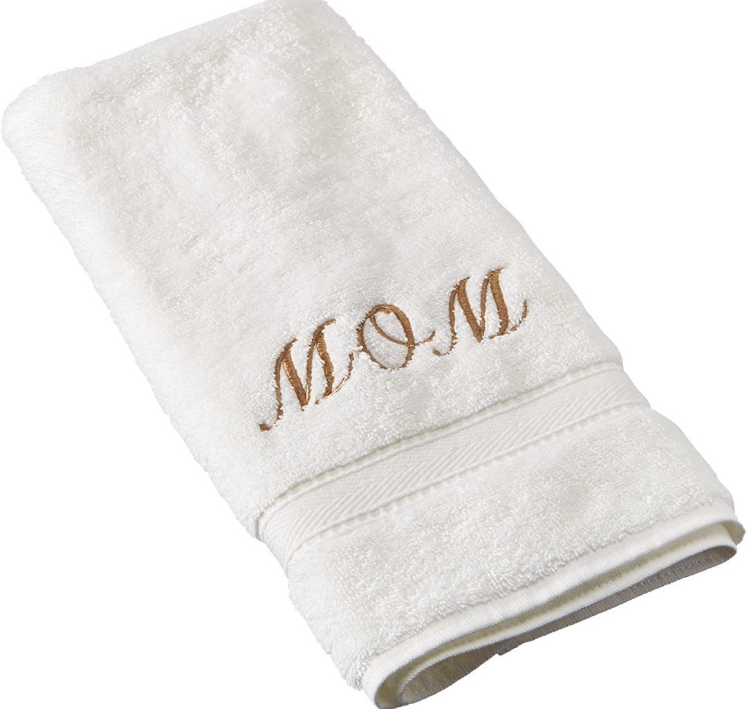 Monogrammed towel