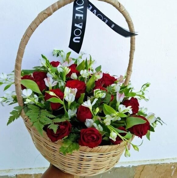 Love Flower Basket
