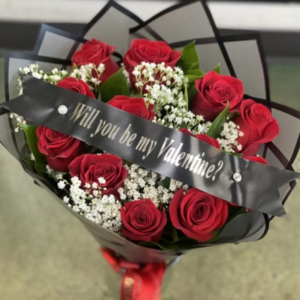 Will you be my valentine bouquet